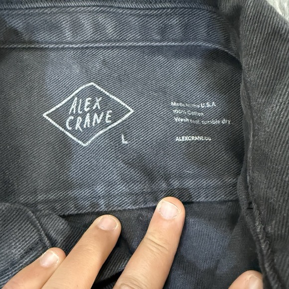 Alex Crane Kite Jacket Men's Size Large  in Onyx - Picture 3 of 6